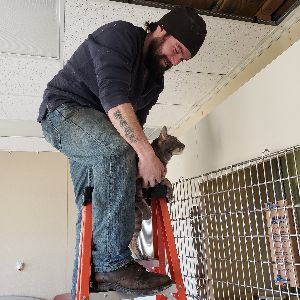 Mike helps maintain PAWS facilities