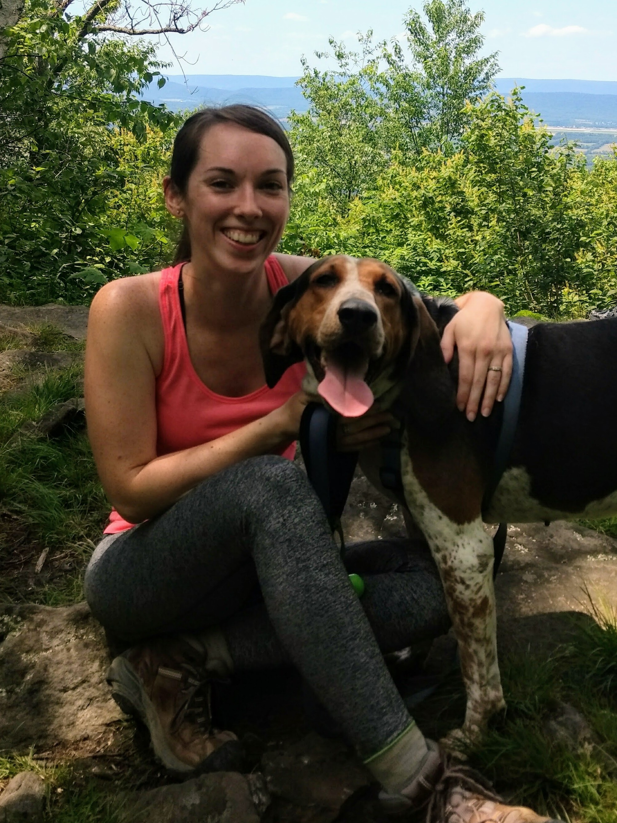 Lauren and her dog