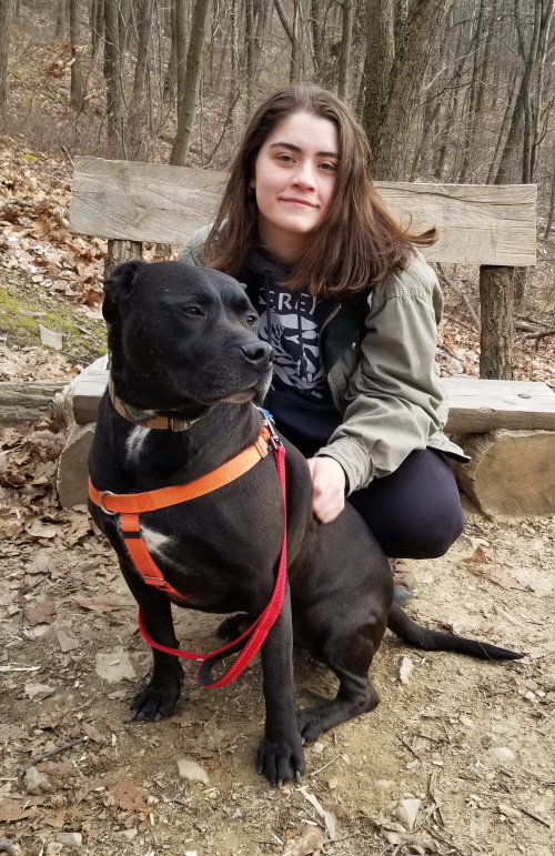 Natalie with Pace, her Pet Partner