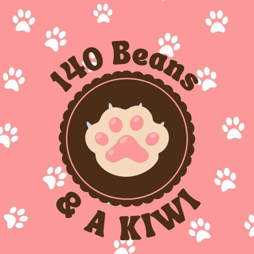 140 Beans and A Kiwi Logo