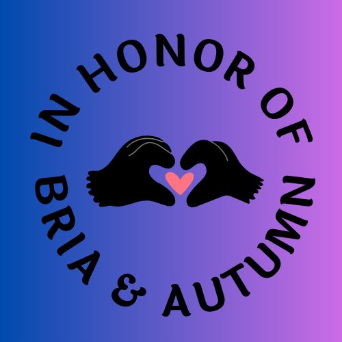 In honor of Autumn and Bria logo